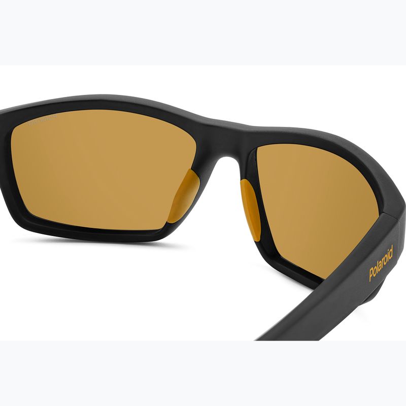 Ochelari de soare Polaroid PLD 7037/S matte black yellow/yellow polarized 6