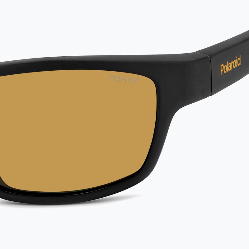 Ochelari de soare Polaroid PLD 7037/S matte black yellow/yellow polarized 7