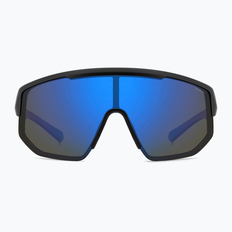 Ochelari de soare Polaroid PLD 7047/S matte black blue/blue mirror polarized 3