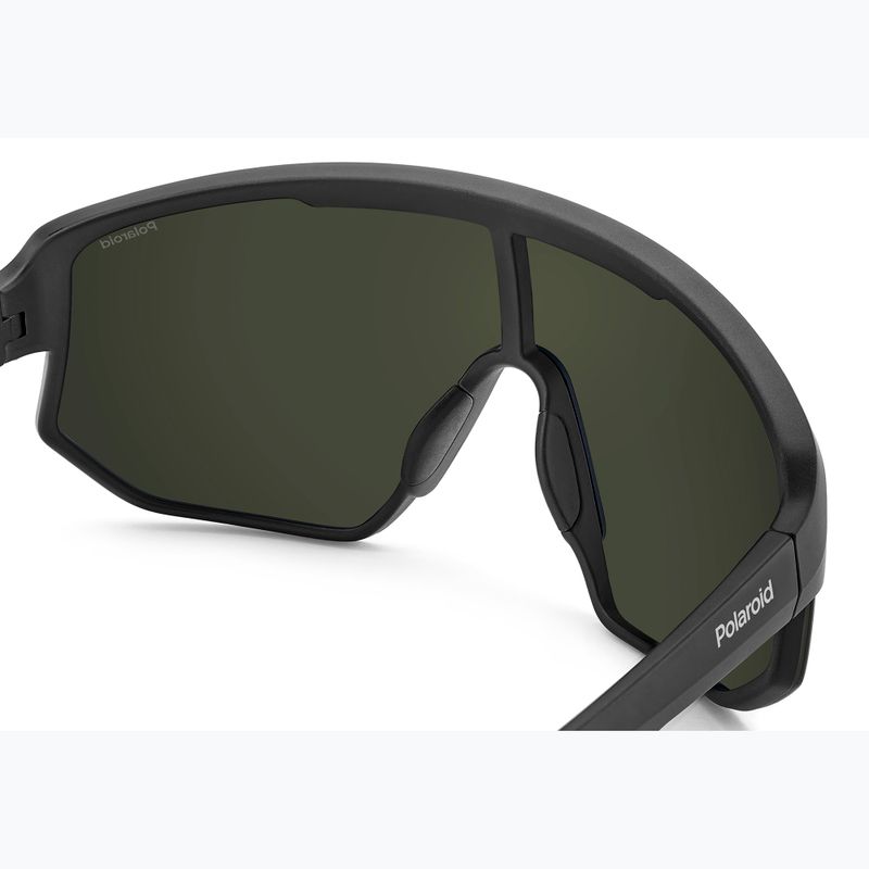 Ochelari de soare Polaroid PLD 7047/S matte black blue/blue mirror polarized 7