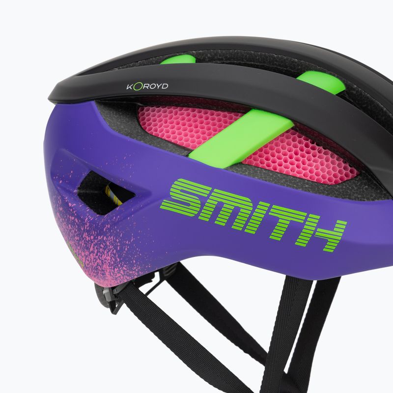 Cască de ciclism Smith Network MIPS matte archive flamingo 7