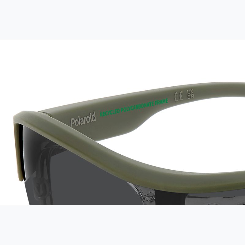 Ochelari de soare Polaroid PLD 7061/CI/S matte green/grey polarized 11