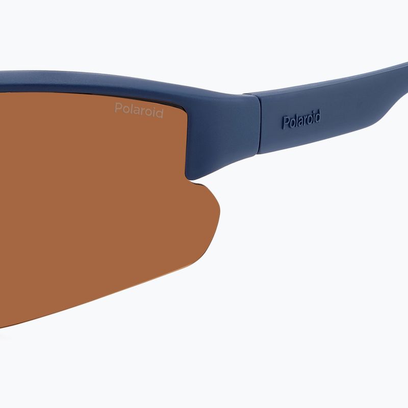 Ochelari de soare Polaroid PLD 7061/CI/S matte blue/copper polarized 9