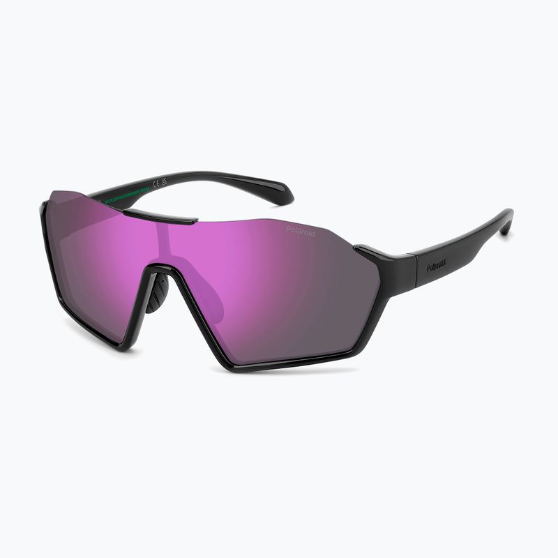 Ochelari de soare Polaroid PLD 7062/S black/grey pink mirror polarized 2