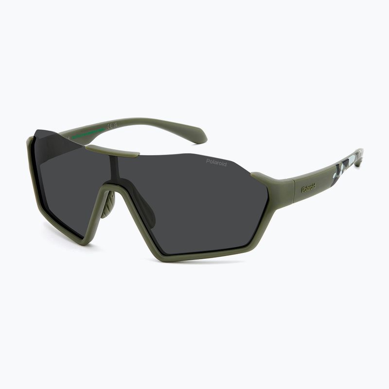 Ochelari de soare Polaroid PLD 7062/S matte green/grey polarized 2