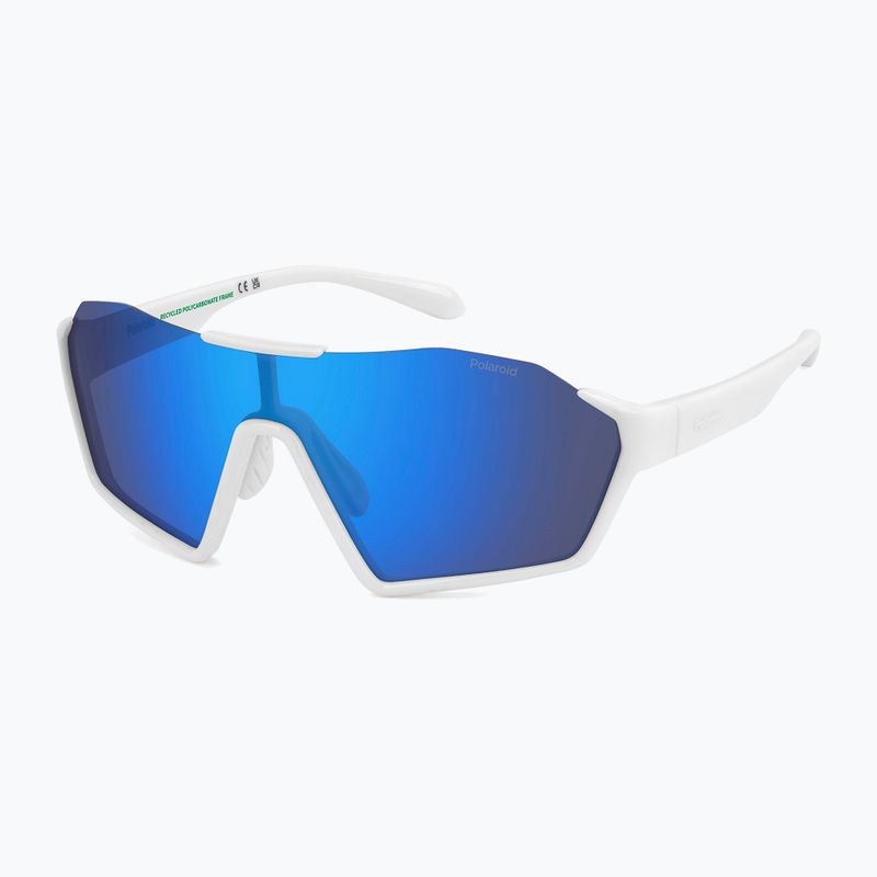 Ochelari de soare Polaroid PLD 7062/S white/blue mirror polarized 2