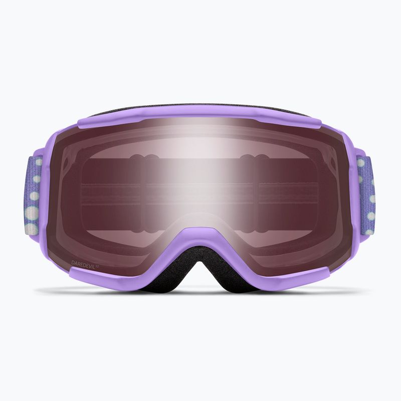 Ochelari de schi pentru copii Smith Daredevil S2 light lavender dot clouds/ignitor mirror antifog 3
