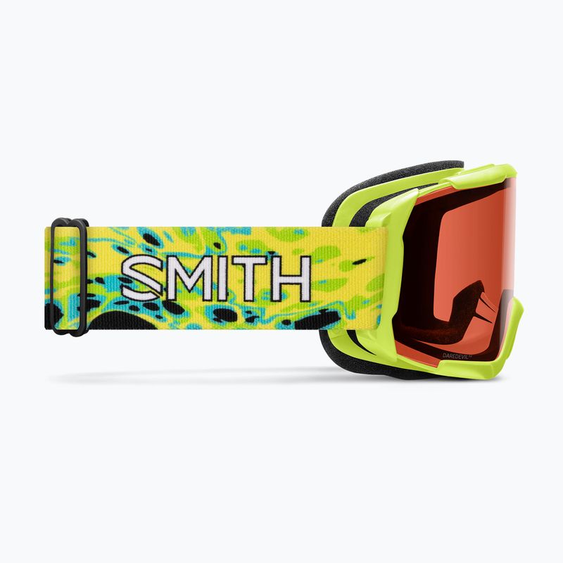 Ochelari de schi pentru copii Smith Daredevil S3 electric lime slime/green solx mirror antifog 2