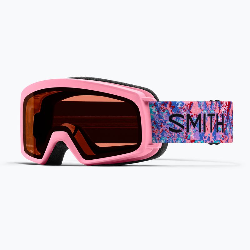 Ochelari de schi pentru copii Smith Rascal Jr S2 bright pink lofi butterfly/rose copper antifog