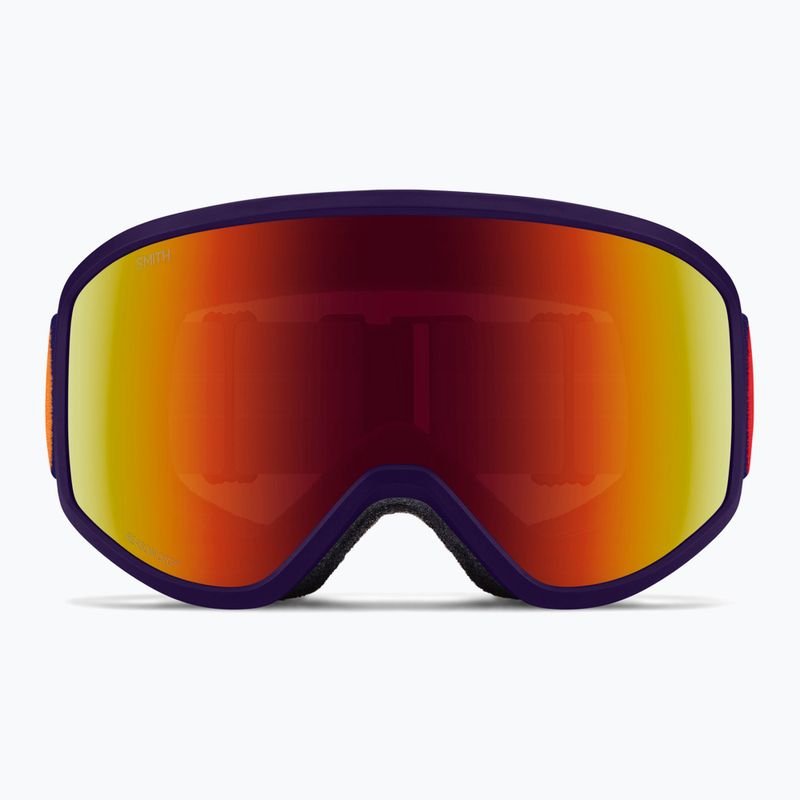 Ochelari de schi pentru copii Smith Reason OTG S3 deep plum gradient/red solx mirror antifog 2