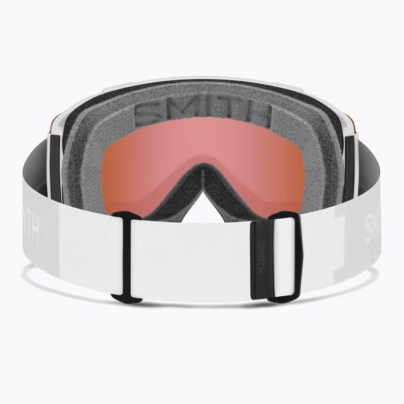 Ochelari de schi Smith Squad S2 white vapor/chromapop everyday rose gold mirror 3
