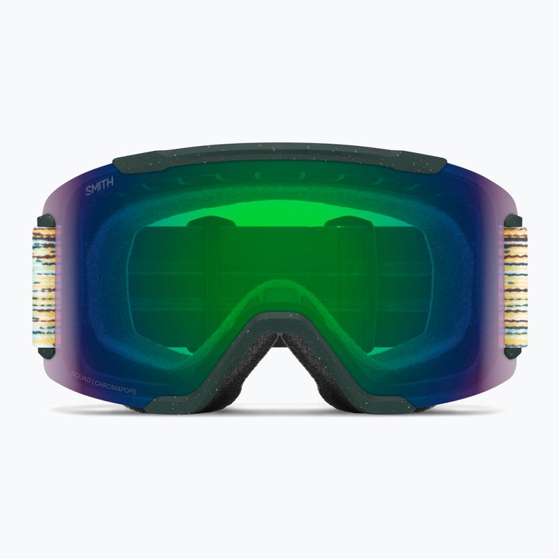 Ochelari de schi Smith Squad S2 emerald renu upcycled scrap/chromapop green mirror 2