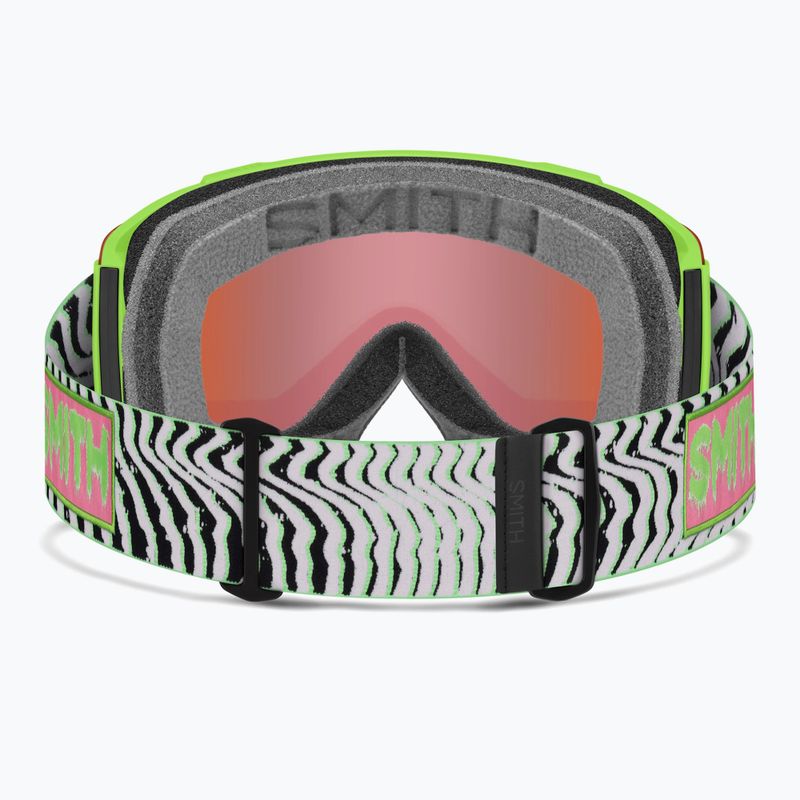 Ochelari de schi Smith Squad S2 slime static shag/chromapop everyday green mirror 3