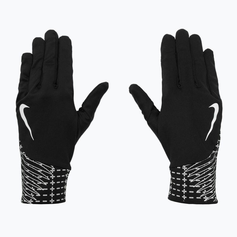 Mănuși de alergare pentru bărbați Nike Pacer Lightweight RG Reflective black/silver 2
