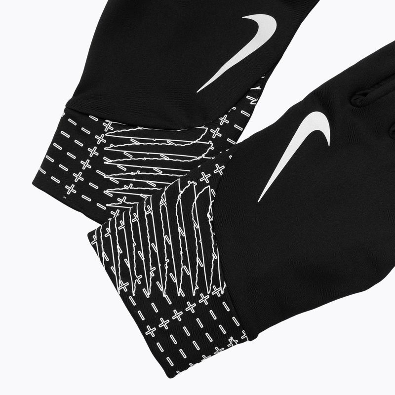 Mănuși de alergare pentru bărbați Nike Pacer Lightweight RG Reflective black/silver 5
