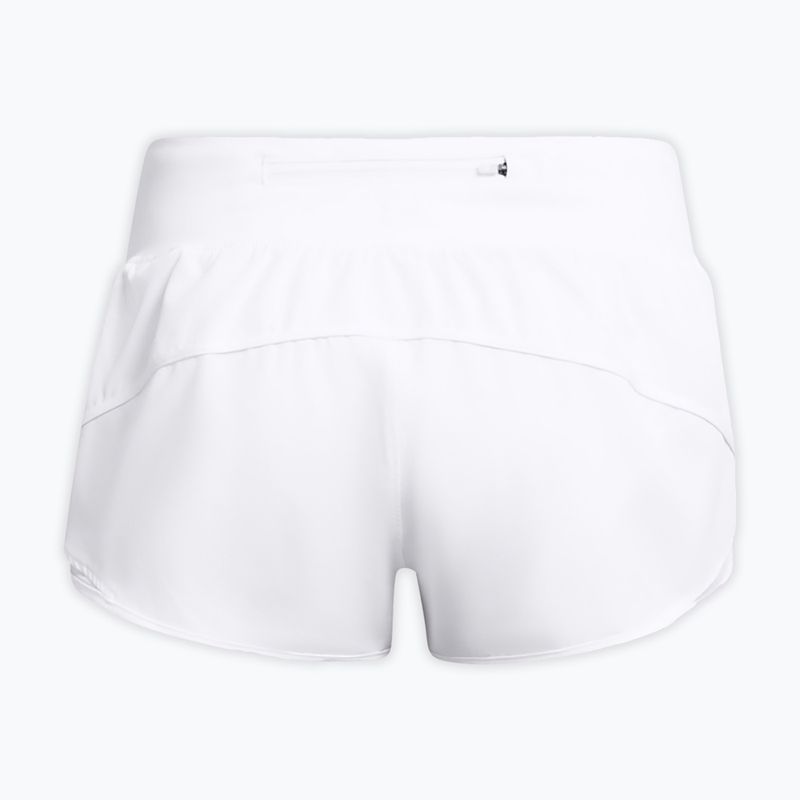 Pantaloni scurți de alergare pentru femei Under Armour Launch Pro 2'' white/white/reflective 2