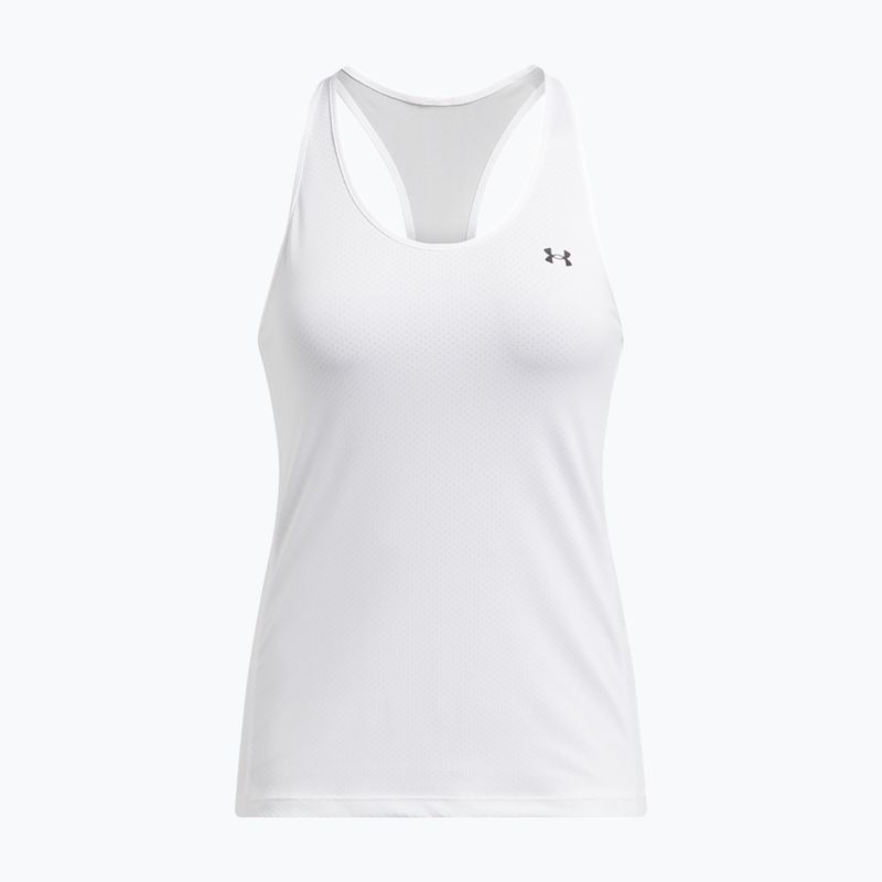Tank top de antrenament pentru femei Under Armour HeatGear Armour Racer white/black 3