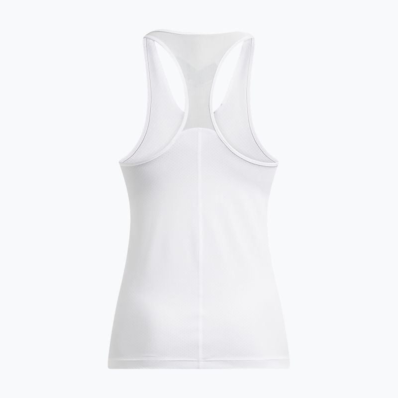 Tank top de antrenament pentru femei Under Armour HeatGear Armour Racer white/black 4