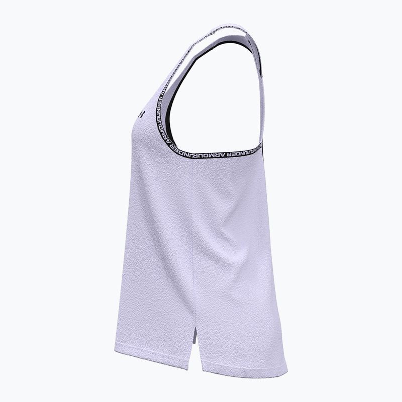 Tank top de antrenament pentru femei Under Armour Knockout Tank salt purple/white 4