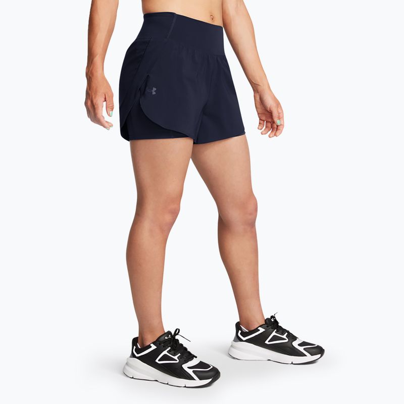 Pantaloni scurți pentru femei Under Armour Flex Woven 2in1 midnight navy