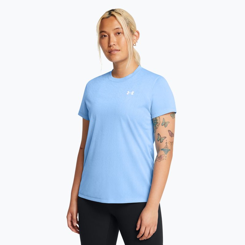 Tricou de antrenament pentru femei  Under Armour Tech Riddle horizon blue/white