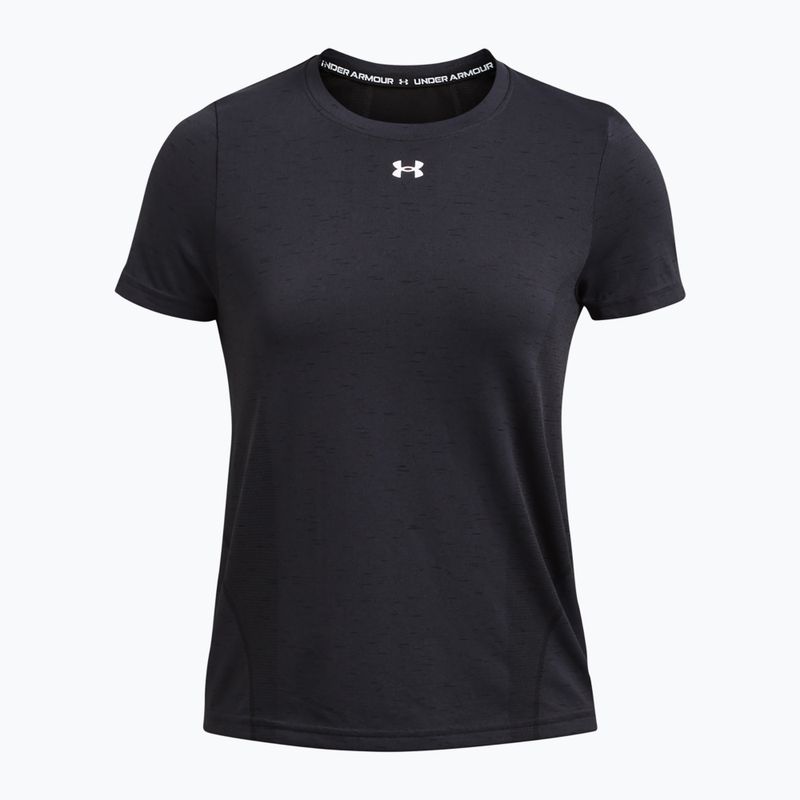Tricou de antrenament Under Armour pentru femei Vanish Seamless Loose negru/antracit/alb