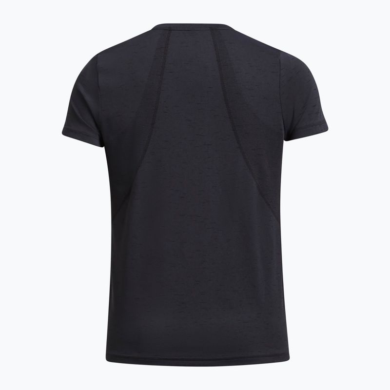 Tricou de antrenament Under Armour pentru femei Vanish Seamless Loose negru/antracit/alb