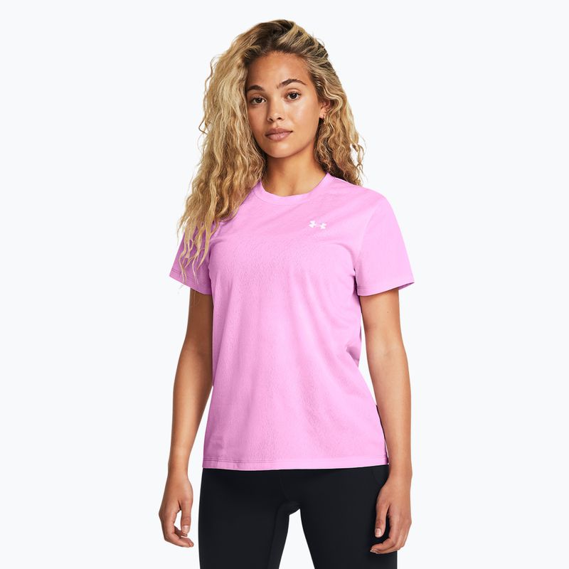 Tricou de antrenament pentru femei  Under Armour Tech Riddle stellar pink/white