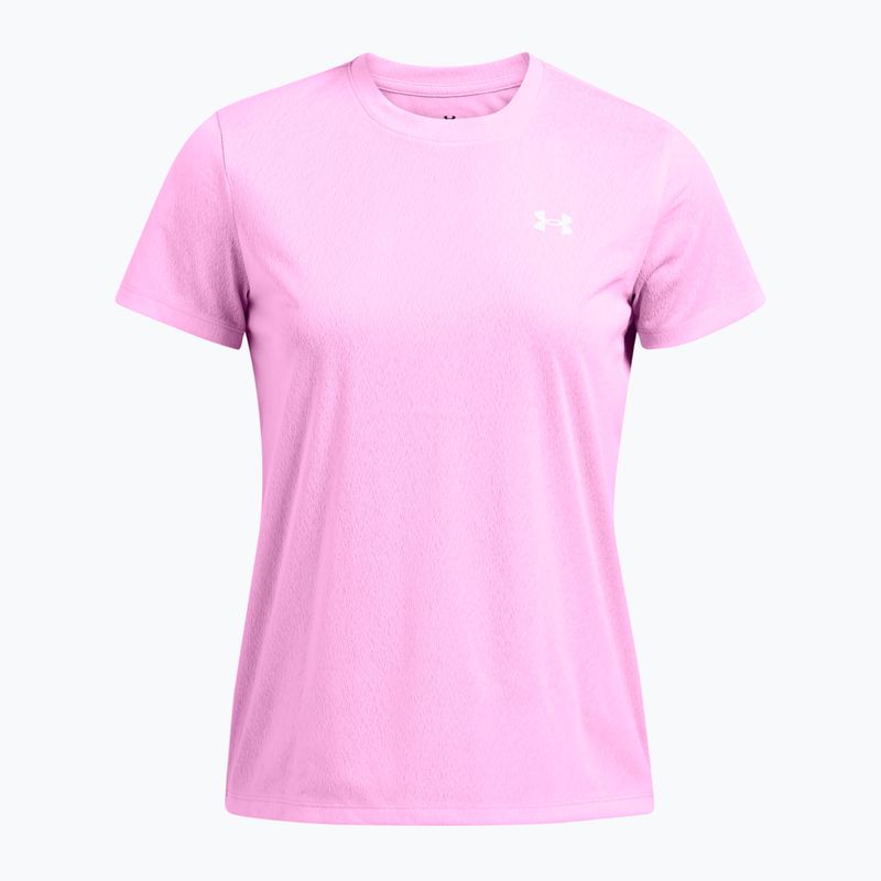 Tricou de antrenament pentru femei  Under Armour Tech Riddle stellar pink/white 4