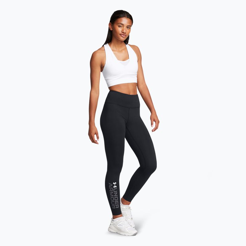 Colanți de antrenament pentru femei Under Armour Campus Graphic black/castlerock/white 2