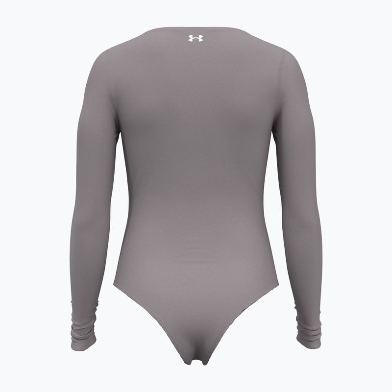 Body pentru femei  Under Armour Vanish Leotard tetra gray/white 2