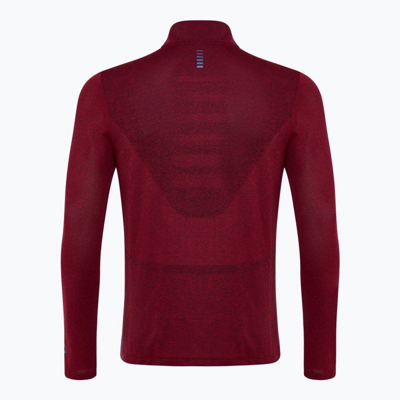 Bluză de alergare pentru bărbați Under Armour Seamless Stride 1/4 Zip racer red/reflective 2