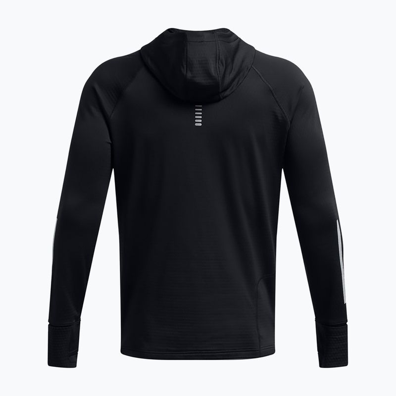 Bluză de alergare pentru bărbați  Under Armour Launch Elite CW Balaclava Hoody black/reflective 5