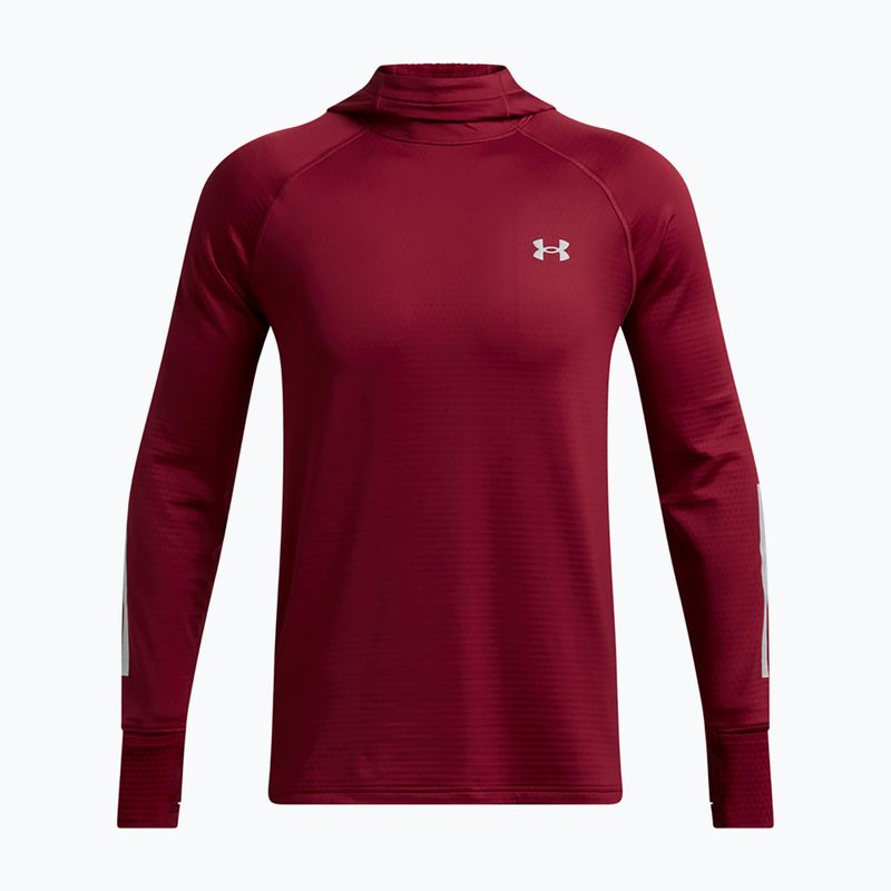 Bluză de alergare pentru bărbați Under Armour Launch Elite CW Balaclava Hoody cardinal/reflective 5