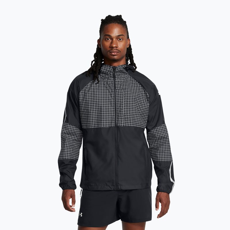 Geacă pentru bărbați Under Armour Launch Elite CW black/reflective