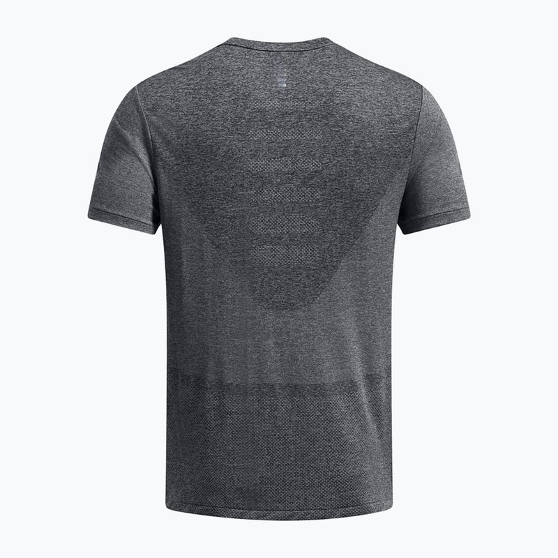 Tricou de alergare pentru bărbați Under Armour Seamless Stride tetra gri/reflectorizant 4