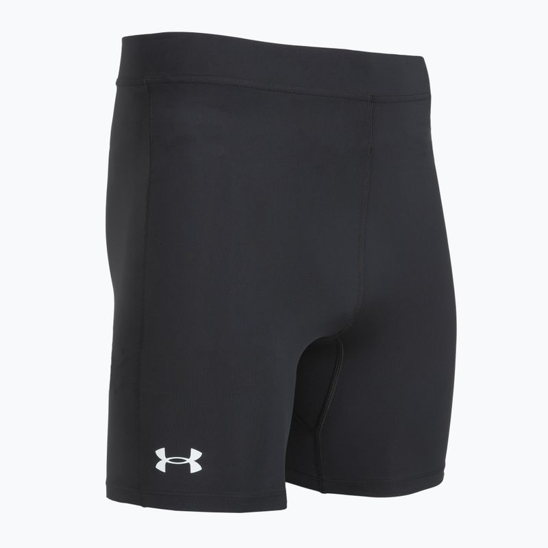 Colanți de alergare pentru bărbați Under Armour Launch Half Tights black/black/metallic silver 3