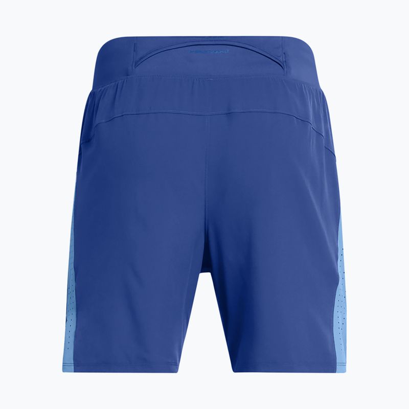 Pantaloni scurți de alergare pentru bărbați Under Armour Launch Pro 7" tech blue/horizon blue/reflective 6