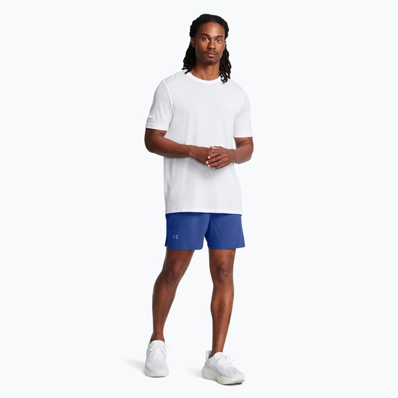 Pantaloni scurți de alergare pentru bărbați Under Armour Launch Elite 5" tech blue/tech blue/reflective 2