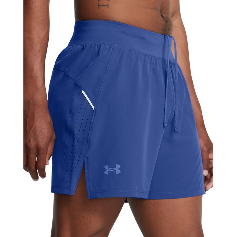 Pantaloni scurți de alergare pentru bărbați Under Armour Launch Elite 5" tech blue/tech blue/reflective 4