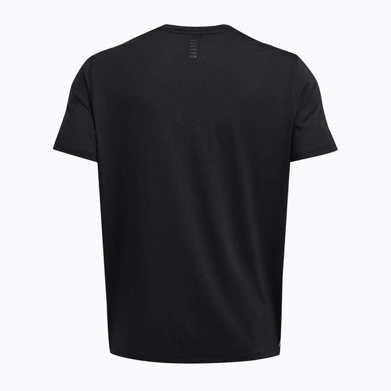 Tricou de alergare Under Armour UA Launch Elite Graphic pentru bărbați negru/castlerock/reflectorizant 5