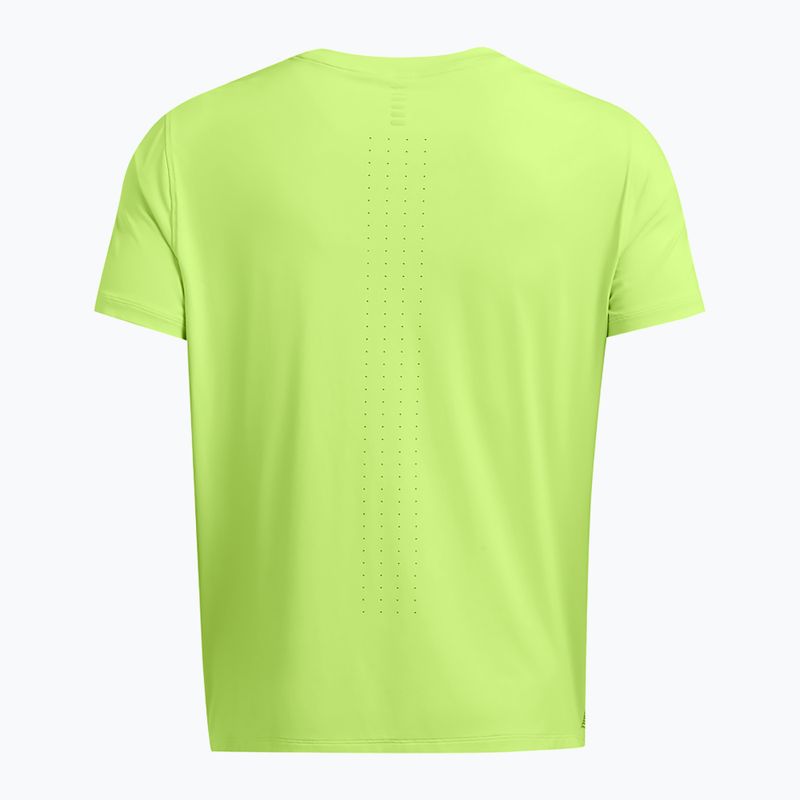 Tricou de alergare Under Armour UA Launch Elite Graphic morph green/castlerock/reflectorizant pentru bărbați 5