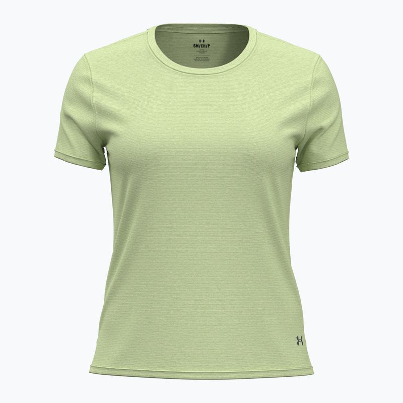 Tricou de alergare pentru femei Under Armour Launch retro green/reflective