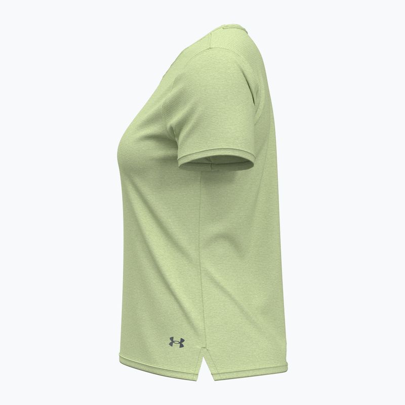 Tricou de alergare pentru femei Under Armour Launch retro green/reflective 4