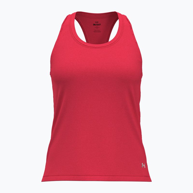 Tank top de alergare pentru femei Under Armour Launch Singlet racer red/reflective