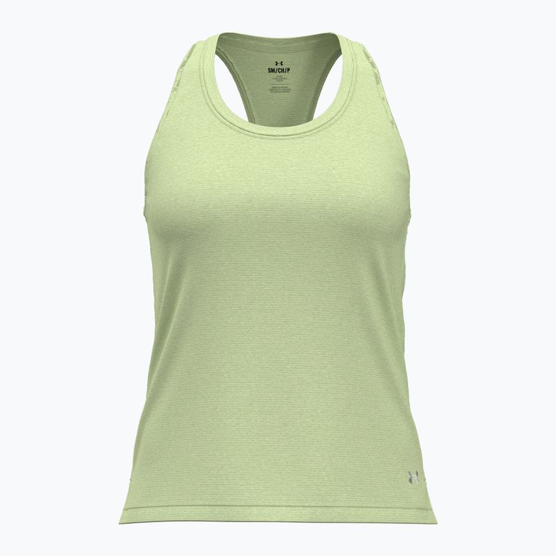 Tank top de alergare pentru femei Under Armour Launch Singlet retro green/reflective