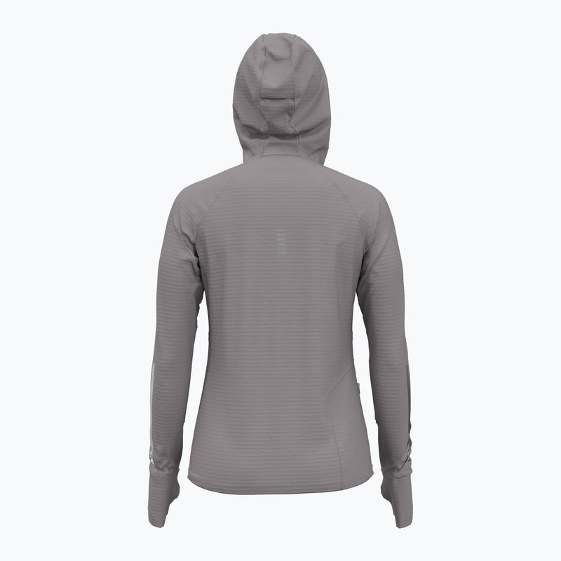 Bluză de alergare pentru femei Under Armour Lunch Elite CW Balaclava Hoodie tetra gray/reflective 2