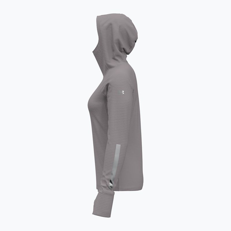 Bluză de alergare pentru femei Under Armour Lunch Elite CW Balaclava Hoodie tetra gray/reflective 3