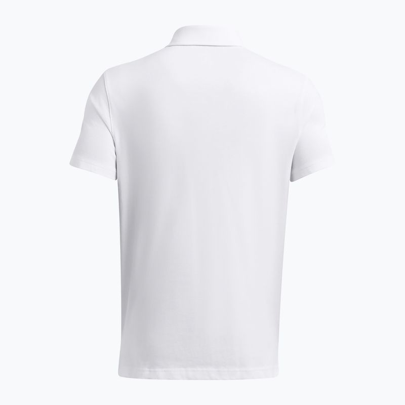 Tricou polo pentru bărbați Under Armour Icon Polo white/white 4