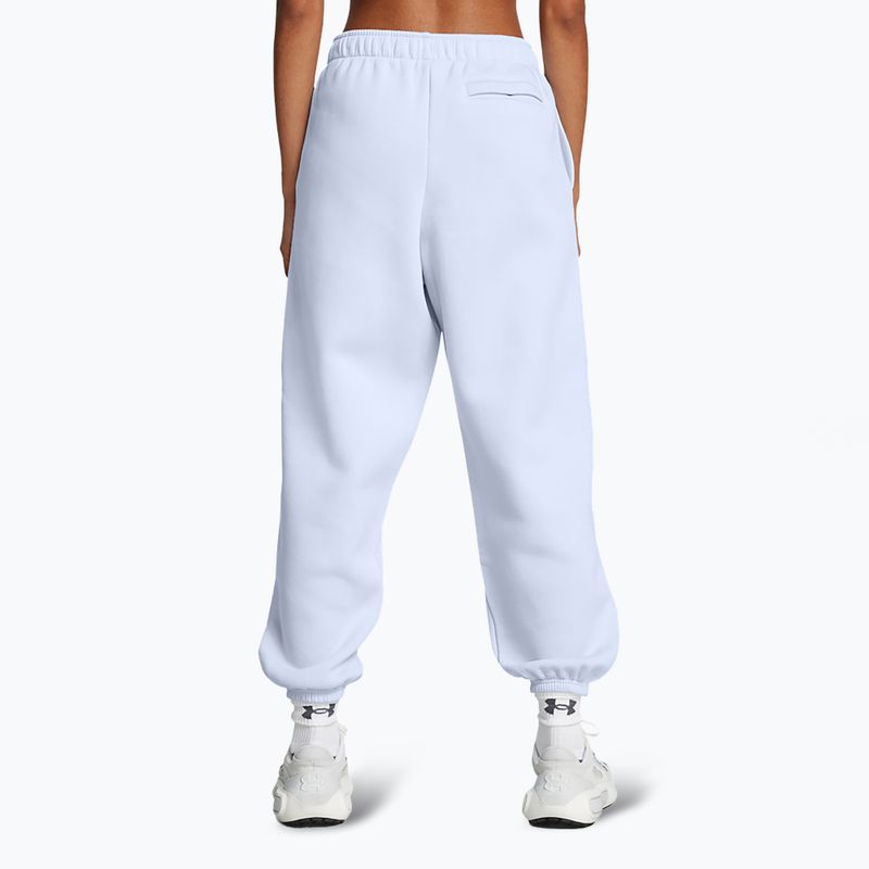 Pantaloni pentru femei Under Armour Icon Fleece Oversized Wordmark nimbus blue/nimbus blue 3